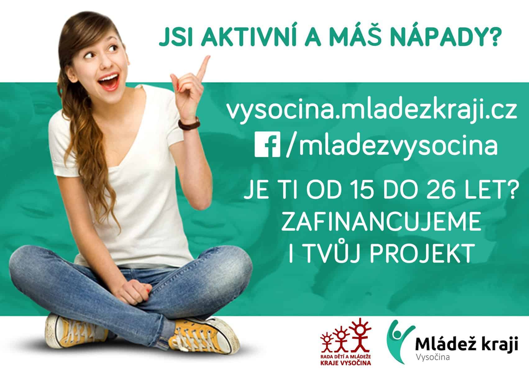 Program Mládež kraji se opět rozjíždí. Na Vysočině je připraveno k rozdělení více než 500.000 korun. Jste parta čtyř mladých lidí ve věku 15 – 26 let a máte zajímavý nápad, který […]